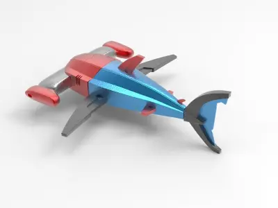 Robotic Spacecraft 3D print model