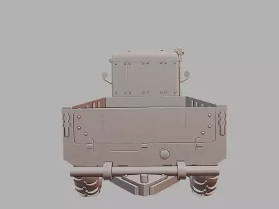 Warden Heavy Truck Off Road Vehicle 3D Printable  3D print model