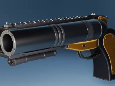 Shotgun pistol 3D model