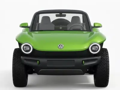 Modern Electric Off Road Buggy Concept 3D model
