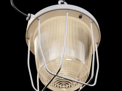 Industrial lamp S-200 3D model