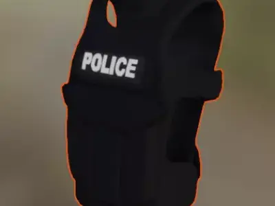 BULLET PROOF VEST Free low-poly 3D model