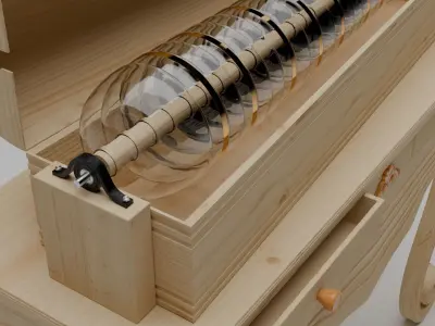 Glass Harmonica 3D model