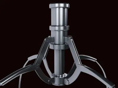 Metal Claw 12 with RIG 3D model