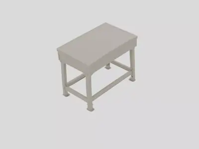 Industrial Factory Workbench for 3D print 3D model