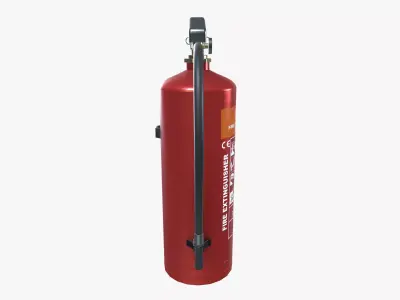 CO2 Fire Extinguisher 3D model buy