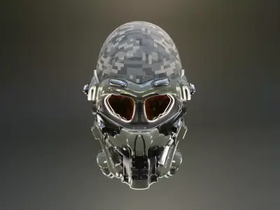 Special Military Helmet 3D model