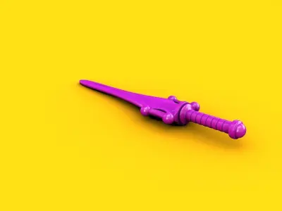 MOTU HE-MAN and SHE-RA Sword 3D model