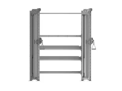 Pulley Storage Low-poly 3D model