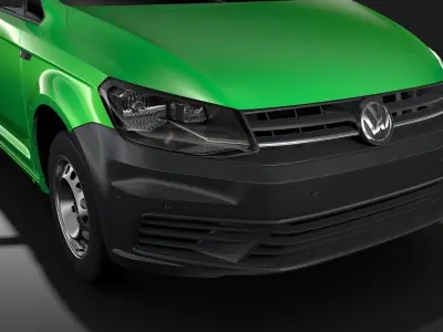 Volkswagen Caddy Panel Van L1 2017 3D model