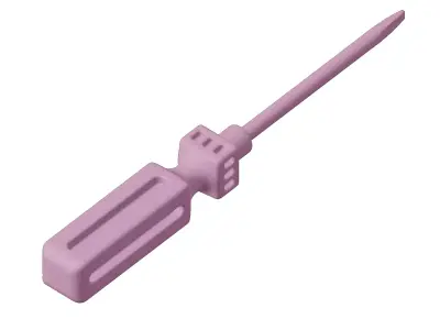 Plastic Screwdriver Toy 3D model