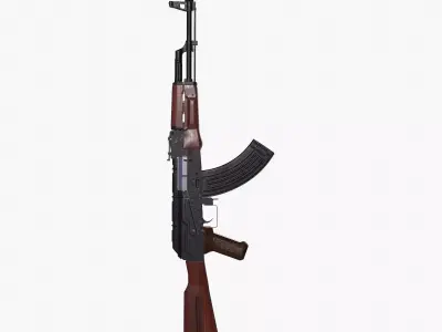 AK-74  Low-poly 3D model purchase