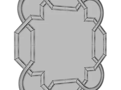 Salon Mirror 341-322G 3D model