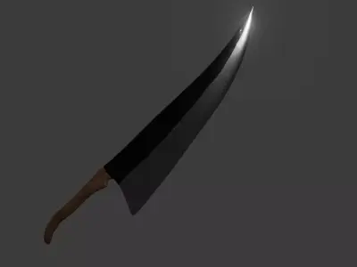 large cleaver fastasy  sword 3D model