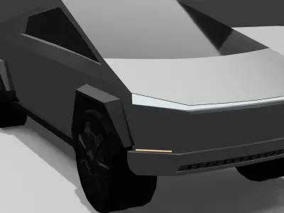 Tesla model Free low-poly 3D model