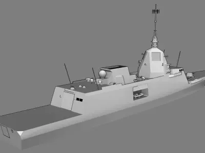 FFG FREDA class Low-poly 3D model