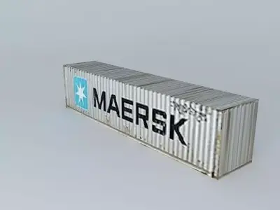 Maersk Container 40 Free 3D model