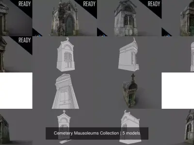 Cemetery Mausoleums Collection 