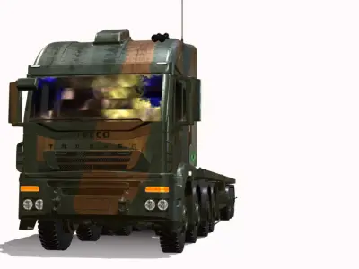IVECO TRAKKER 500 TRACTOR 8X8 3D model