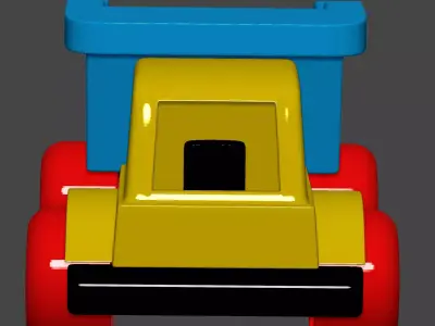 Toy dump truck 3D print model purchase