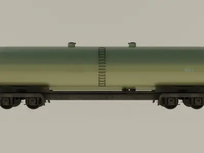 Realistic wagon model optimized UE4 Low-poly 3D model Low-poly 3D model