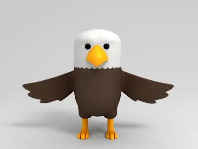 Eagle Character 3D model