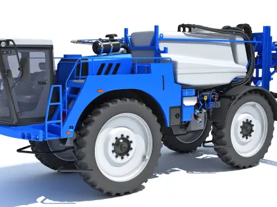 Self Propelled Farm Sprayer 3D model get