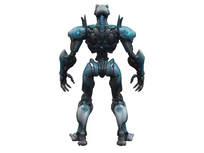 scifi morph cyborg dead space 3D model