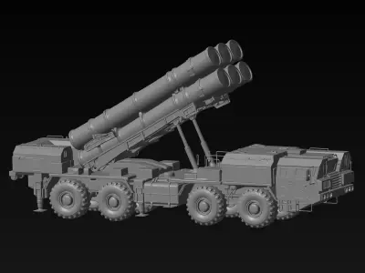military model S-400  3D print model