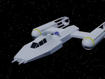 Star Wars - Y-Wing Rebel Bomber 3D model