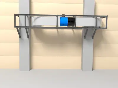 Ventilation box 3D model