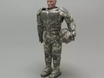 soldier of futur  3D model