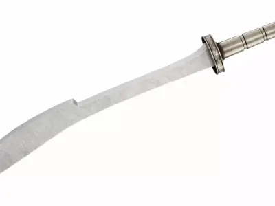 Saber 4 Low-poly 3D model