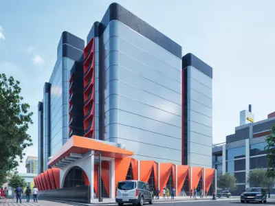 SHOPPING MALL commercial buildings-3D Model 3D model