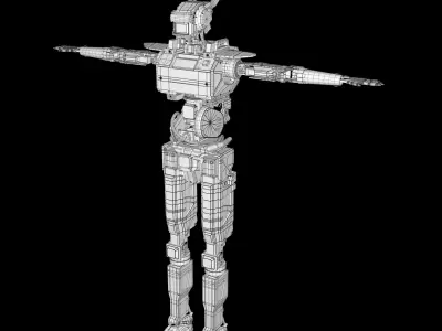 Chappie Textured 3D model