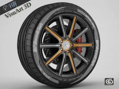 Wheel Mercedes CLS 6 3D model