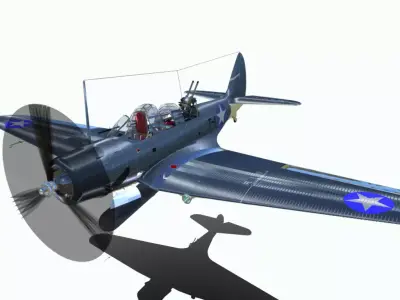 DOUGLAS A DETERMINAR DEVASTADOR Low-poly 3D model