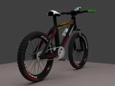 RIGGED-CYCLE BLENDER 3D model