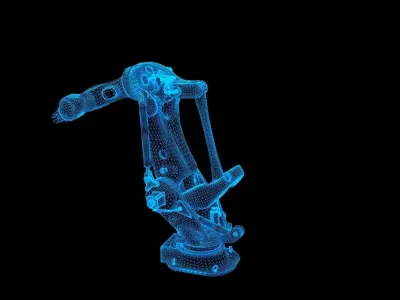 Mechanical arm 3D model