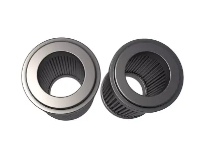 Round Racing Air Filter - Air Filters 3D print model