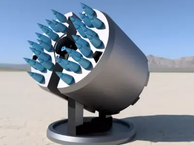 Base 05 the tube luncher 3D model