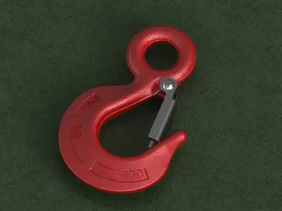 Hook crane 3D model