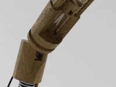 robotic arm Free low-poly 3D model