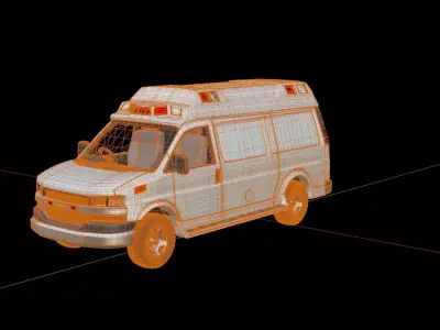 Chevrolet Express Ambulance 3D model