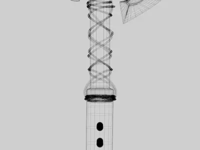 Medieval Ax 3D model