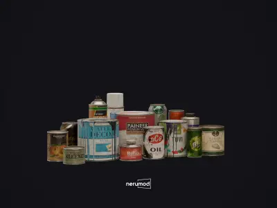 Industrial Storage Containers  Environment Prop Pack 3D model