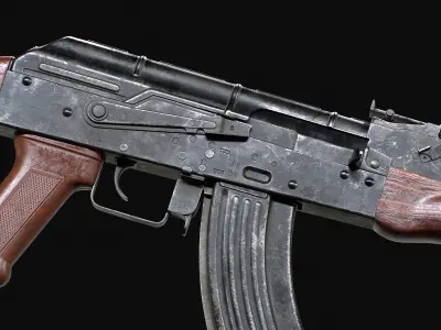 AKM - AAA Asset Low-poly 3D model