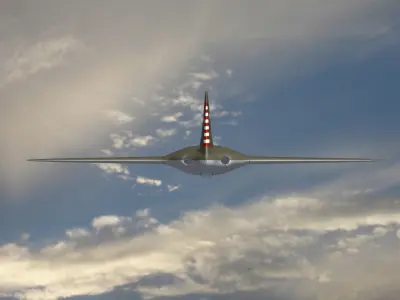 Lockheed L-133 Starjet 3D model