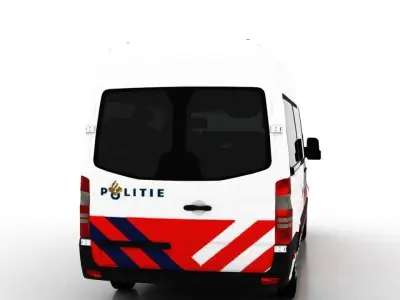 Mercedes Benz Sprinter L2H2 2015 Netherlands Police Passenger 3D model