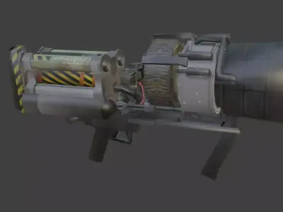 thunder gun Low-poly 3D model